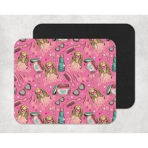 Barbie Pink Pattern Mousepad